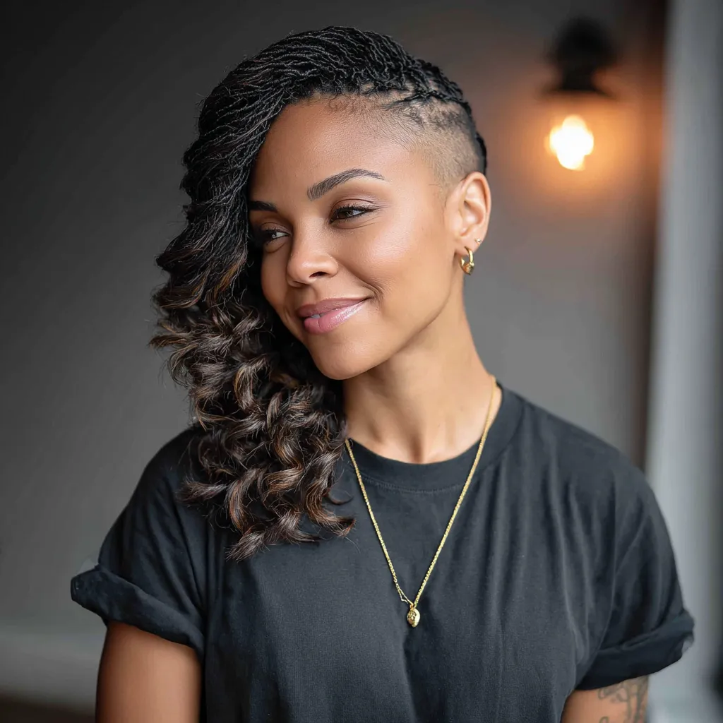 Natural hair care service - loc styling